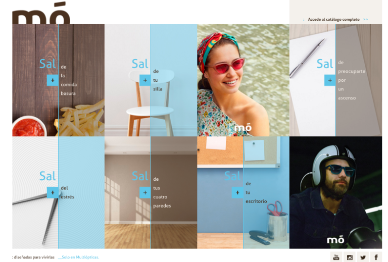 Campaña digital de Sra. Rushmore de España para Multiópticas