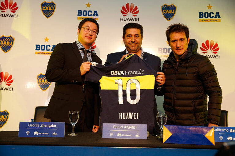 Huawei es el nuevo sponsor de Boca Juniors