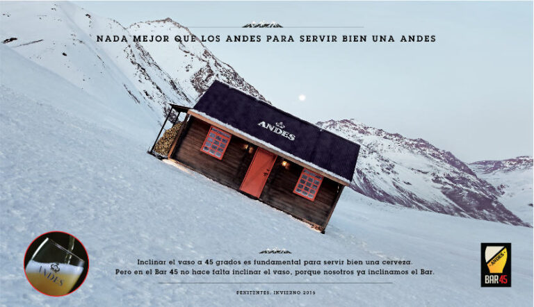 Saatchi & Saatchi presenta “Andes Bar 45” para Cerveza Andes