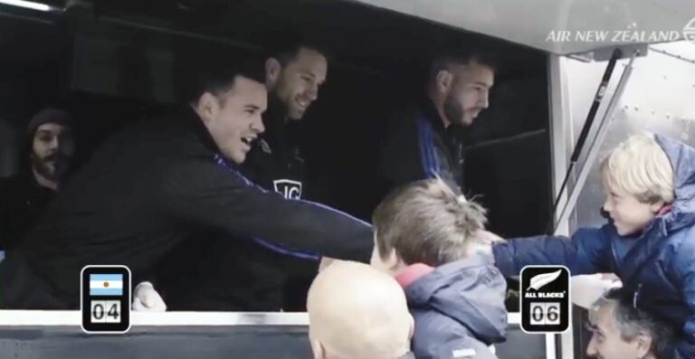 Argentina le ganó a los All Blacks en el Taste Match organizado por Air New Zealand en Buenos Aires