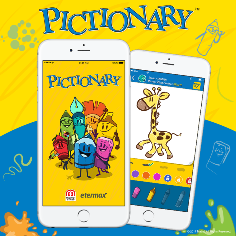 Lanzan primera aplicación móvil del clásico juego “Pictionary”