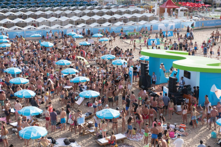 “Playa Movistar” es el nuevo parador en Playa Grande