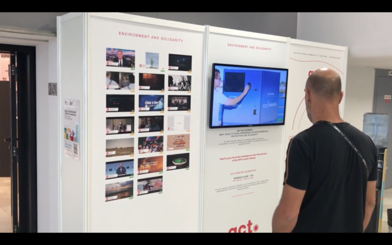 Act Responsible: Las campañas de buenas causas tuvieron su propia exhibición y tributo en Cannes