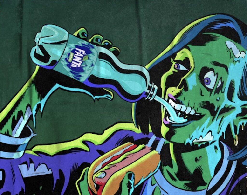 Fanta sumó diversión y color a los snacks de Halloween para una celebración épica