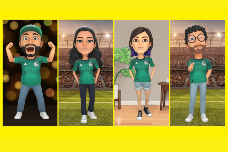 Snapchat te invita a actualizar tu Bitmoji en la antesala del Mundial Qatar 2022